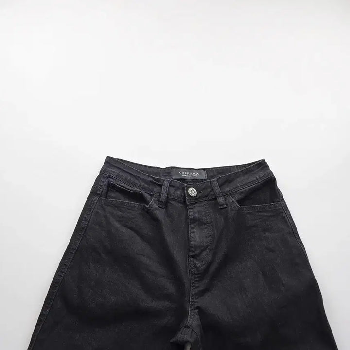 [BUNJANG] CARRERA Bootcut Black Denim Jeans / 카레라 청바지 부츠컷 흑청 스판 사이즈26 R4546