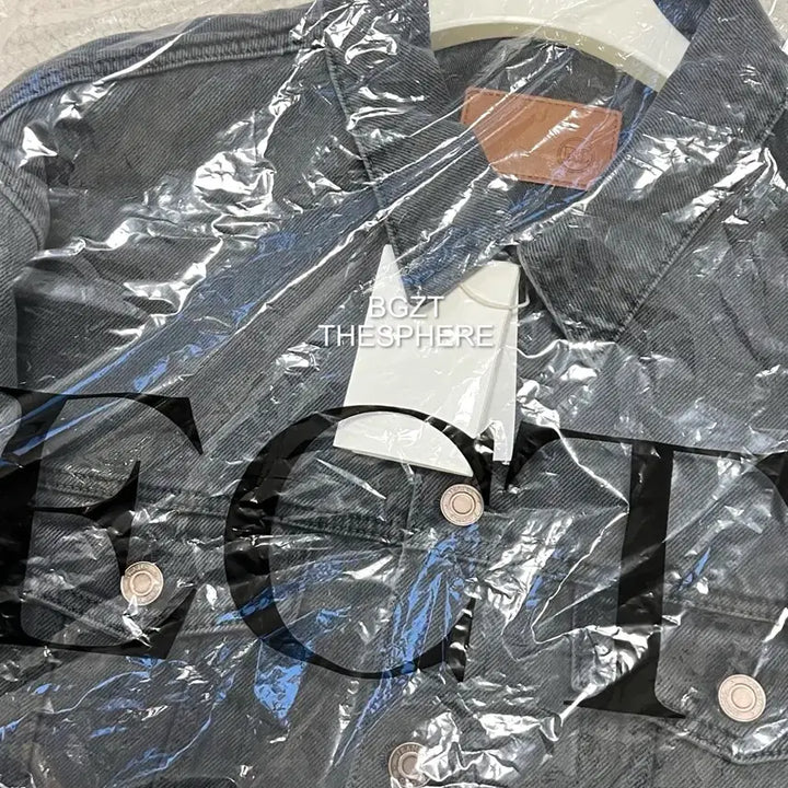 [BUNJANG] RECTO 26SS Signature Denim Trucker Vincent Jacket Dark Grey / 렉토 26SS 시그니쳐 데님 트러커 빈센트 자켓 다크 그레이