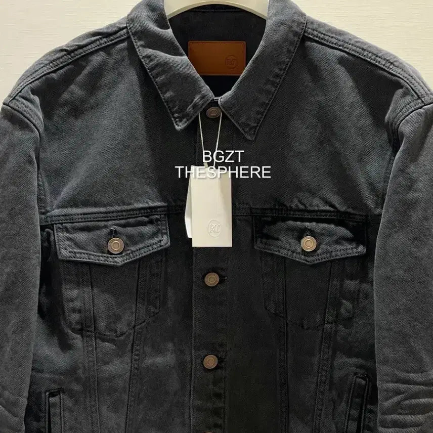 [BUNJANG] RECTO 26SS Signature Denim Trucker Vincent Jacket Dark Grey / 렉토 26SS 시그니쳐 데님 트러커 빈센트 자켓 다크 그레이