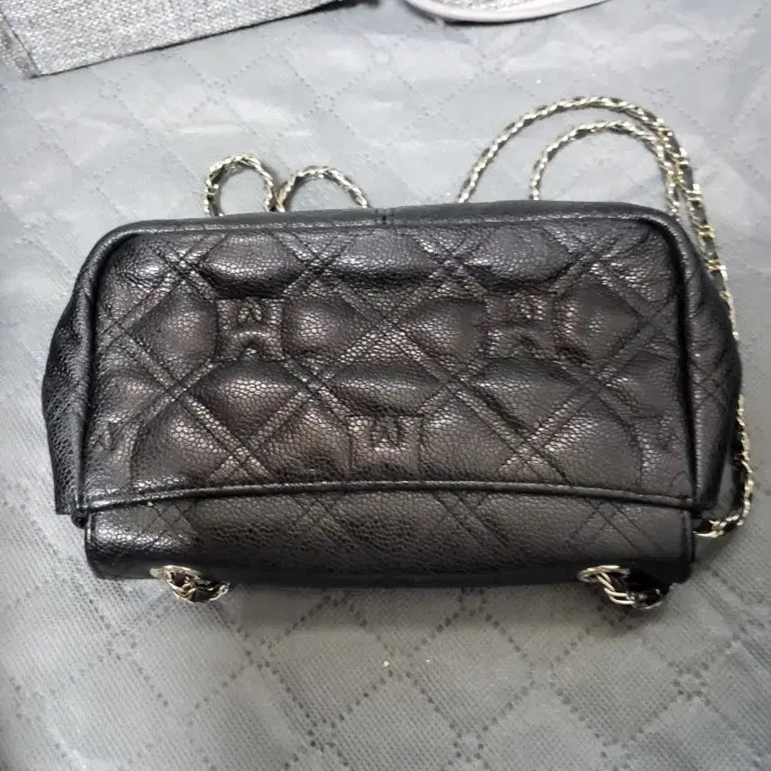 [BUNJANG] M handbag / 메트로시티 퀼팅 체인백 블랙