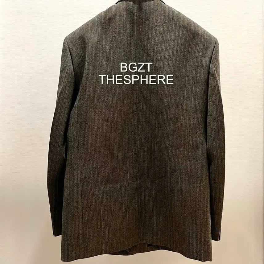 [BUNJANG] Recto 26SS Broken Herringbone Setup Suit Jacket Dark Khaki Grey / 렉토 26SS 브로큰 헤링본 셋업 수트 자켓 다크 카키 그레이