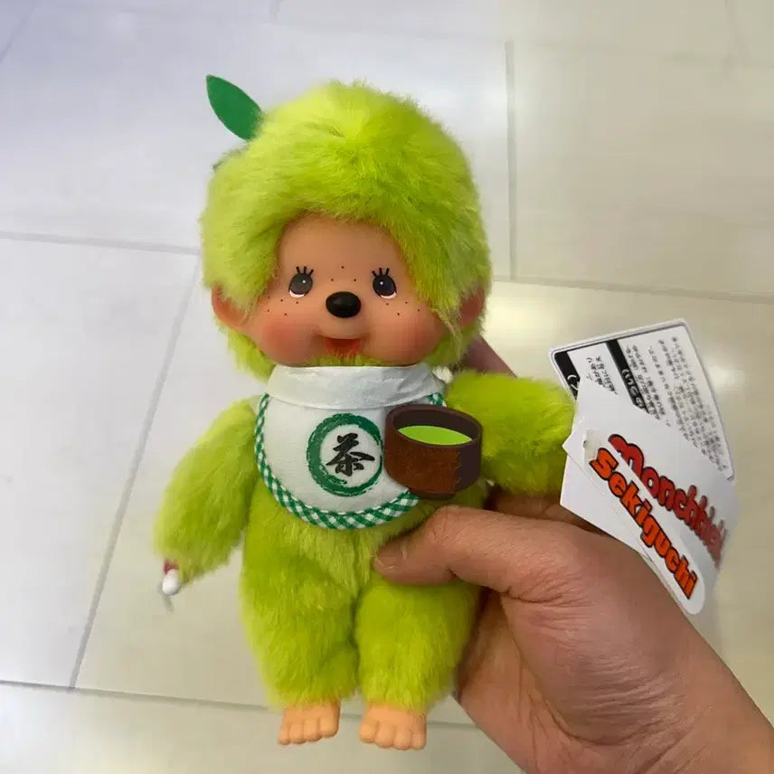 [BUNJANG] Monchhichi Green Tea Plush Doll / 녹차 몬치치
