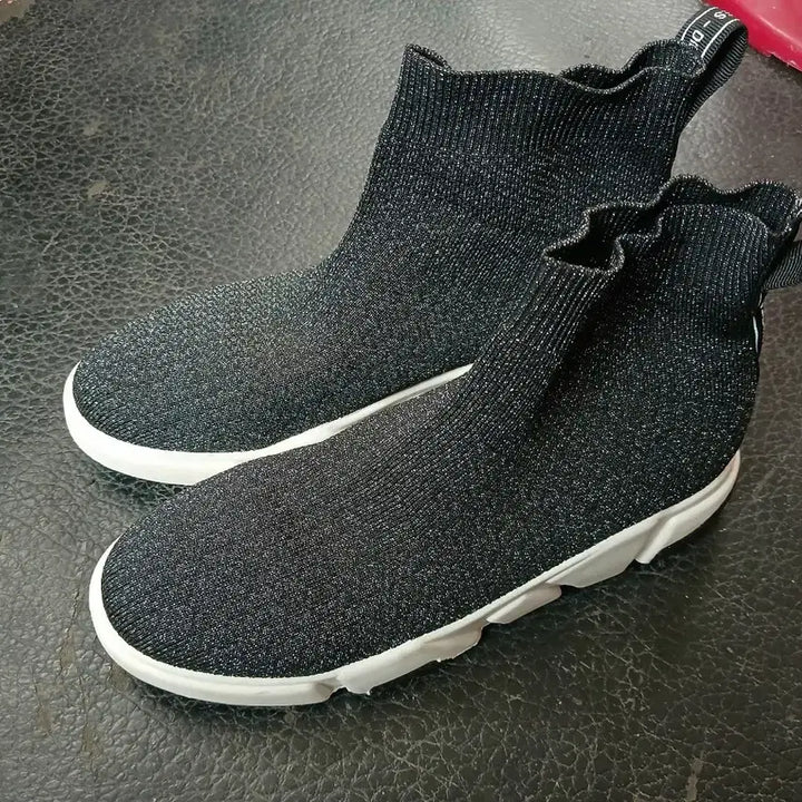 [BUNJANG] Adidas Style Black Socks Sneakers (245-250mm) / 아디다스 스타일 블랙 삭스 스니커즈 39(245~250mm)