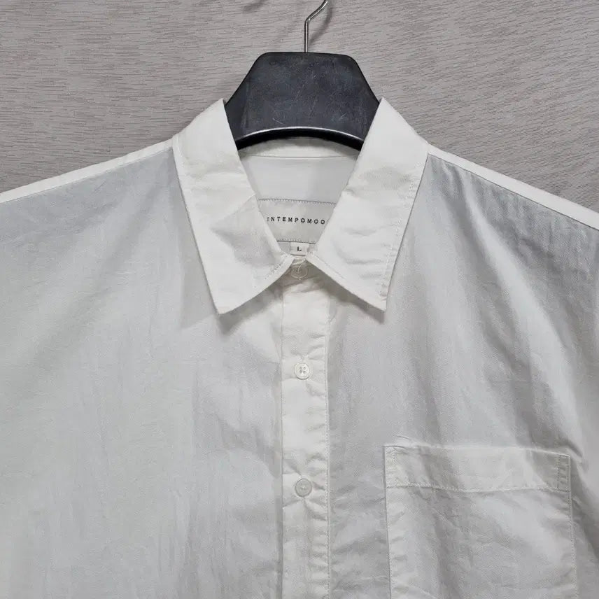 [SOLD OUT] 인템포무드 화이트 봄가을 남방 남105ㅡ0306