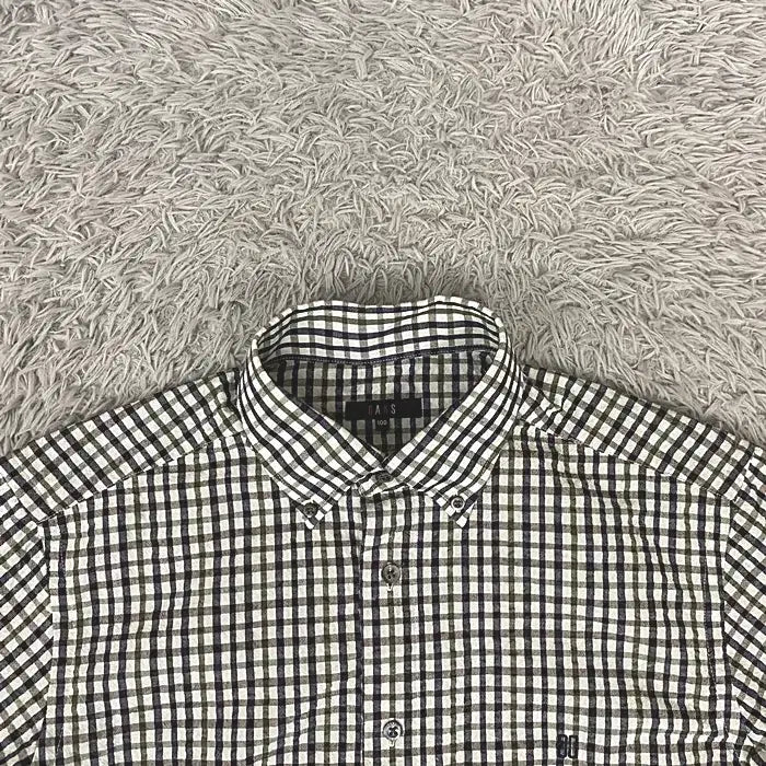 [SOLD OUT] 닥스 반팔 체크 셔츠 100