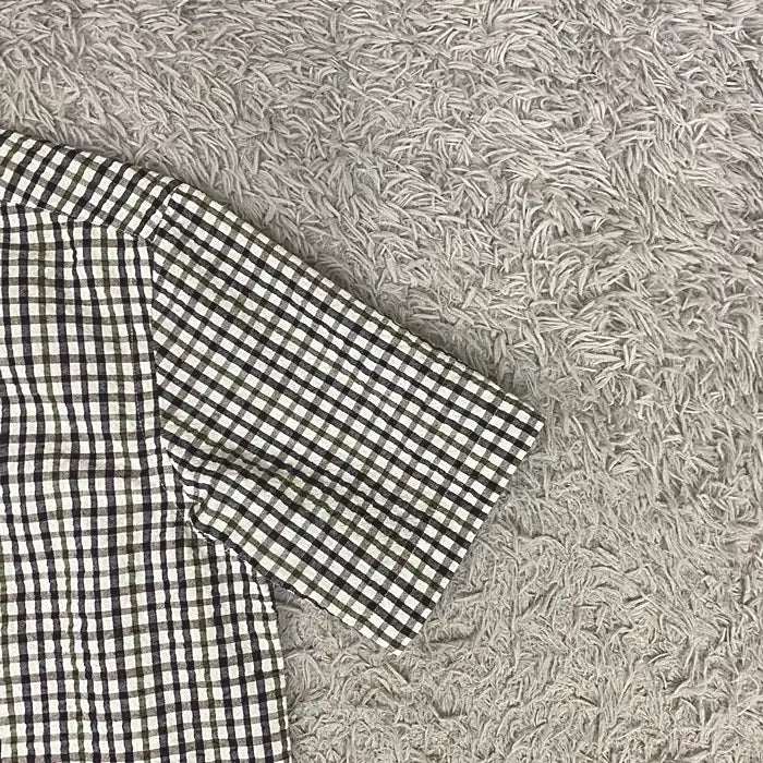 [SOLD OUT] 닥스 반팔 체크 셔츠 100