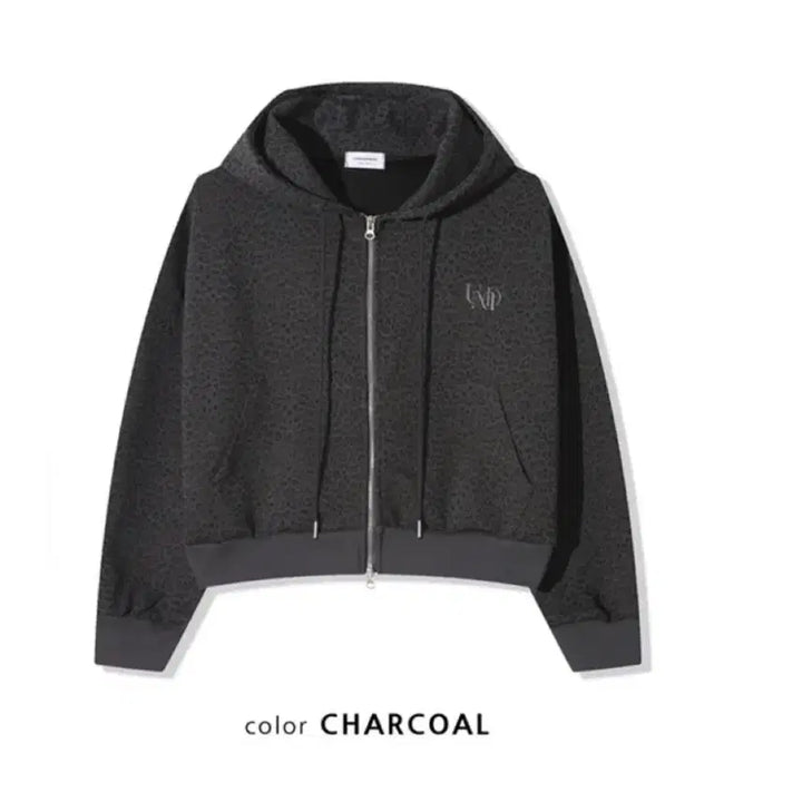[BUNJANG] Warmoodmine Leopard Oversized Hooded Zip-Up Charcoal / 워무드마인 호피 레오파드 오버핏 후드집업 차콜 판매합니당