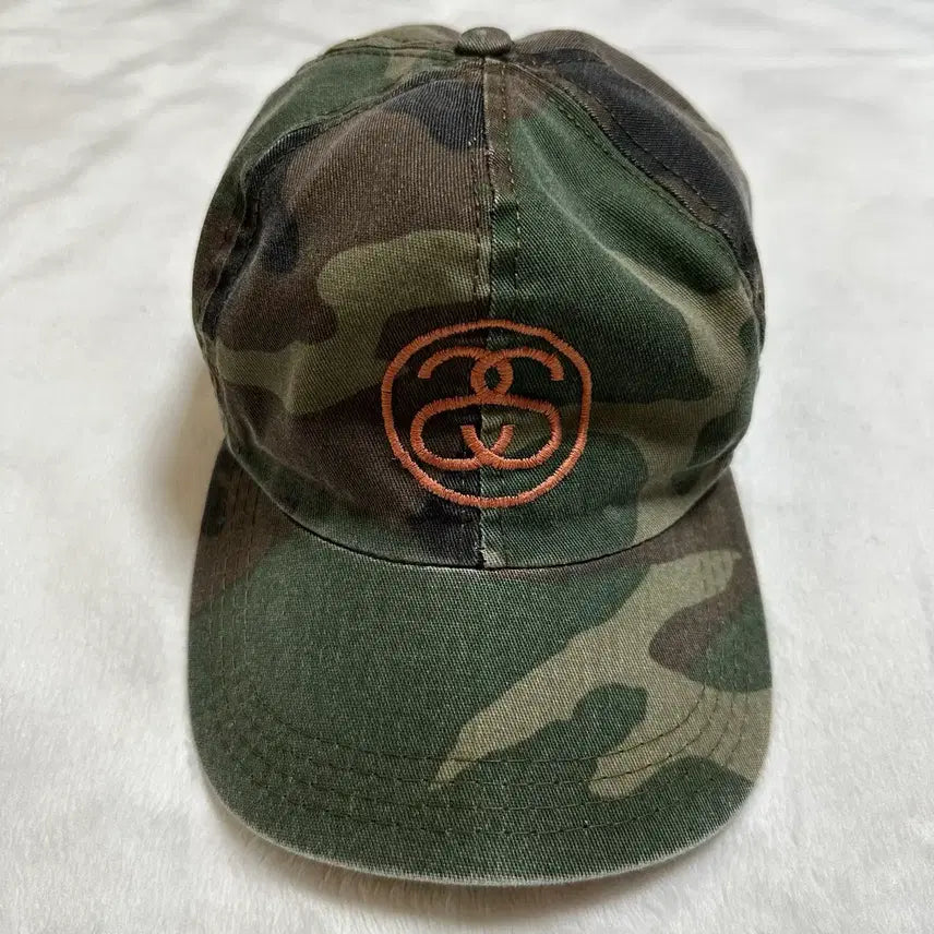 [BUNJANG] Stussy 90s Camo Ball Cap / 90s 올드 스투시 카모 볼캡