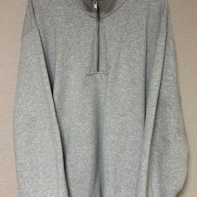 [BUNJANG] Uniqlo x JW Anderson Sweat Half Zip Pullover Grey XL / 유니클로xJW앤더슨 스웨트하프집풀오버 그레이 XL 판매
