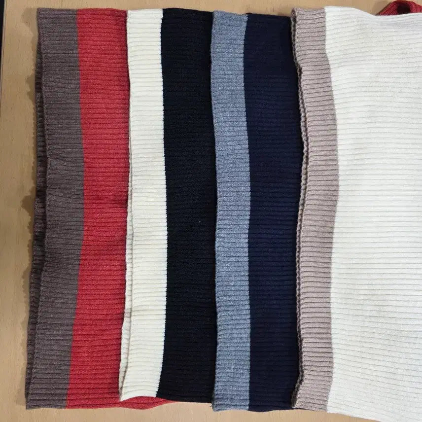 [BUNJANG] BRIDG.IT Ribbed Knit Sweater Bundle Set / 여성 BRIDG.IT 리브 조직 니트 77 88 빅사이즈 4장 세트