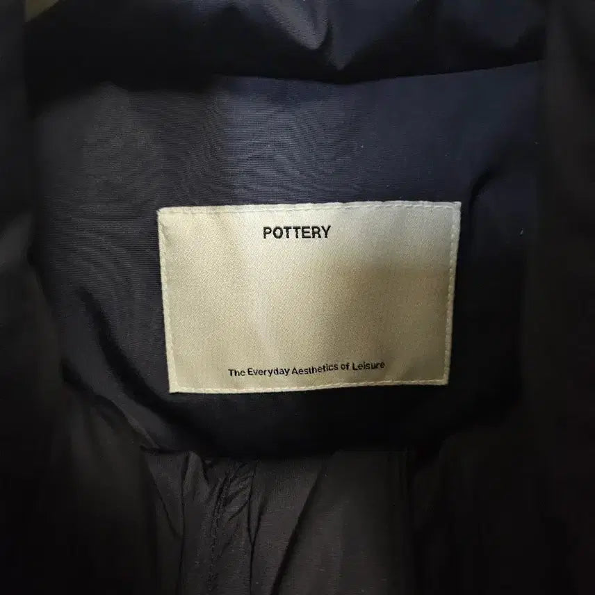 [BUNJANG] POTTERY File Parka Goose Down Padding Jacket / L ~ XL) 포터리 POTTERY 파일 파카 구스다운 패딩 블랙