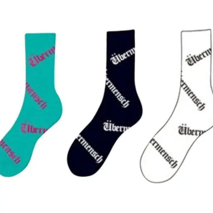 [BUNJANG] G-Dragon Weavers Mens Socks (3-Set) / 지드래곤 위버멘쉬 양말 (3개 세트)
