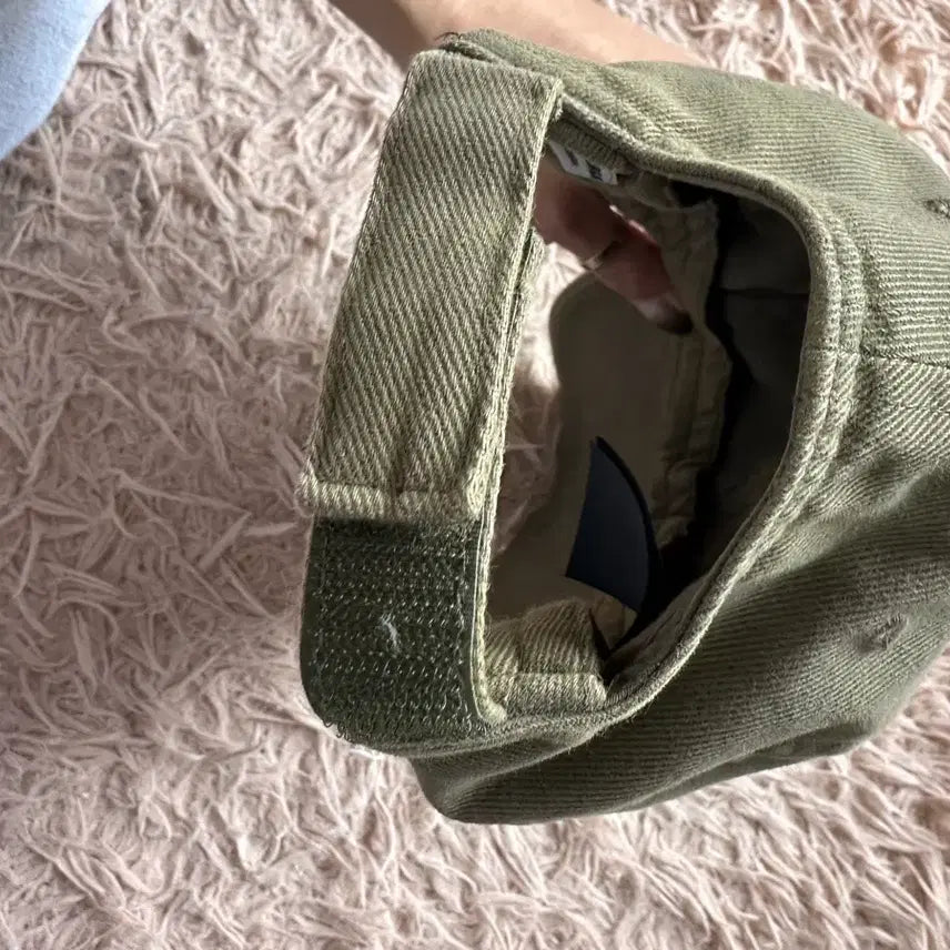 [BUNJANG] Balenciaga Distressed Ball Cap Khaki Large / 발렌시아가 디스트로이드 볼캡 카키 라지