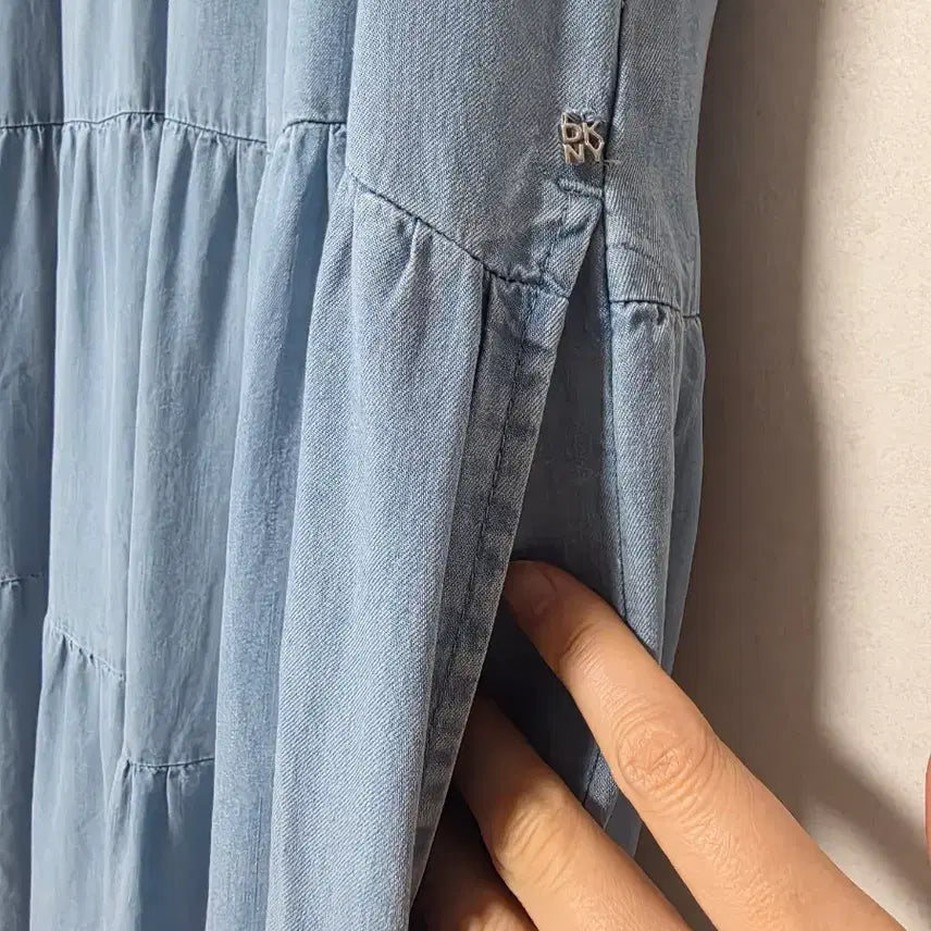 [BUNJANG] DKNY Tencel Sleeveless Long Dress / dkny 슬리브리스 텐셀 롱원피스