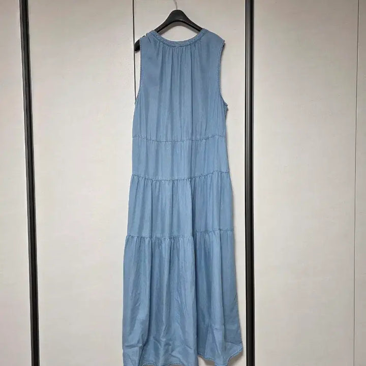 [BUNJANG] DKNY Tencel Sleeveless Long Dress / dkny 슬리브리스 텐셀 롱원피스