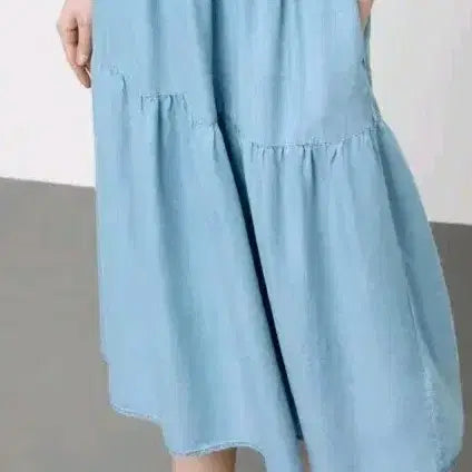 [BUNJANG] DKNY Tencel Sleeveless Long Dress / dkny 슬리브리스 텐셀 롱원피스