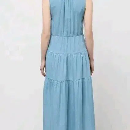 [BUNJANG] DKNY Tencel Sleeveless Long Dress / dkny 슬리브리스 텐셀 롱원피스