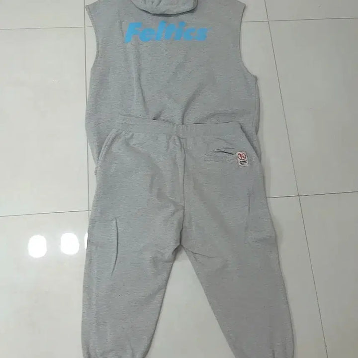 [BUNJANG] Hooded Vest and Bottoms Set - XL / 후드조끼 상하의 세트 XL