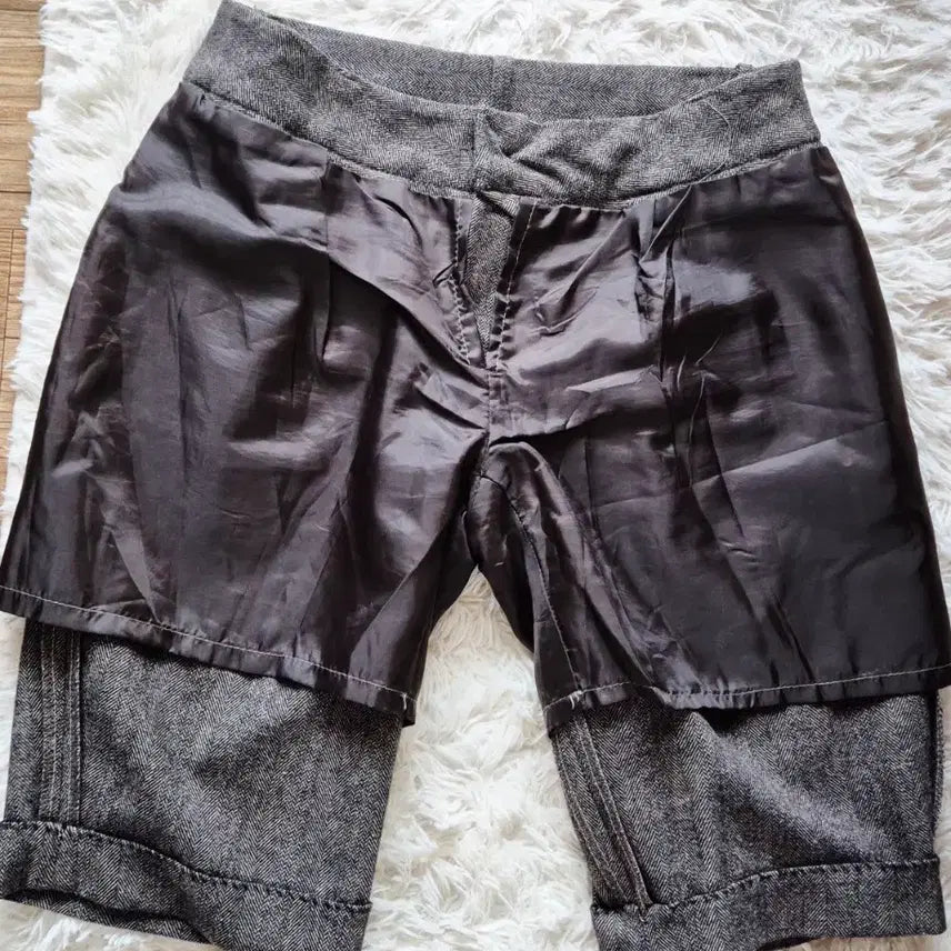 [BUNJANG] Herringbone Half Pants Shorts Size 27-28 / 헤링본 하프 팬츠 반바지27~28