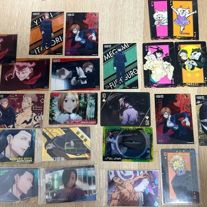 [BUNJANG] Jujutsu Kaisen Clear Card Wafer Card Bundle Set / 주술회전 클리어카드 웨하스카드 일괄