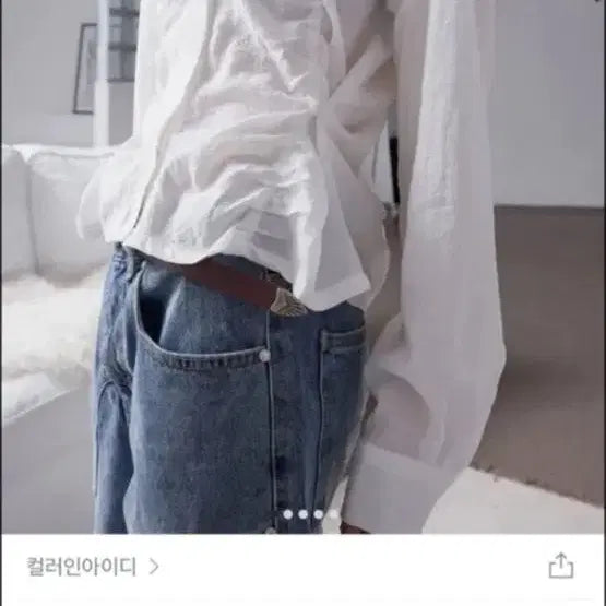 [BUNJANG] Color in ID Blouse Shirt / 컬러인아이디 셔츠 블라우스