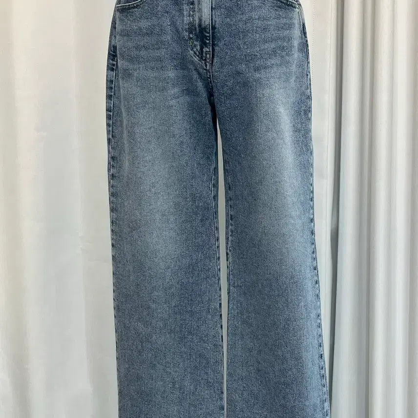 [BUNJANG] SJSJ Wide Denim Pants Light Blue / 한섬 SJSJ 2023 와이드 데님 팬츠 연청 새옷급