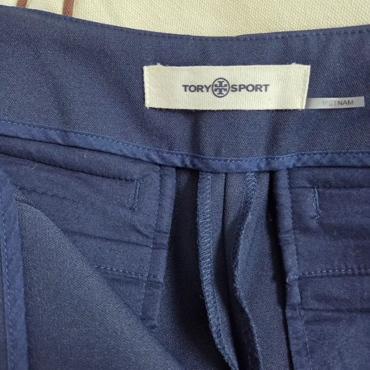 [BUNJANG] Tory Burch Navy Frill Shorts / 토리버치 네이비 프릴 반바지