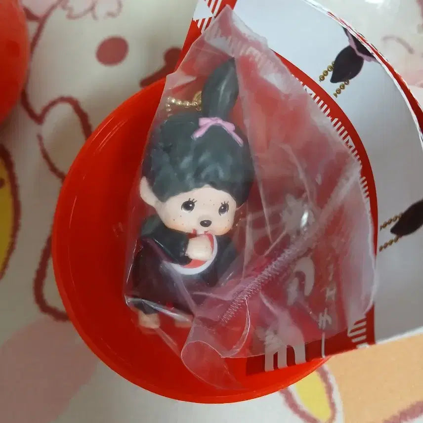 [BUNJANG] Monchhichi Chimu-tan Figure Keychain / 몬치치 피규어 키링 가챠 치무탄 몬치치짱 쪽쪽이