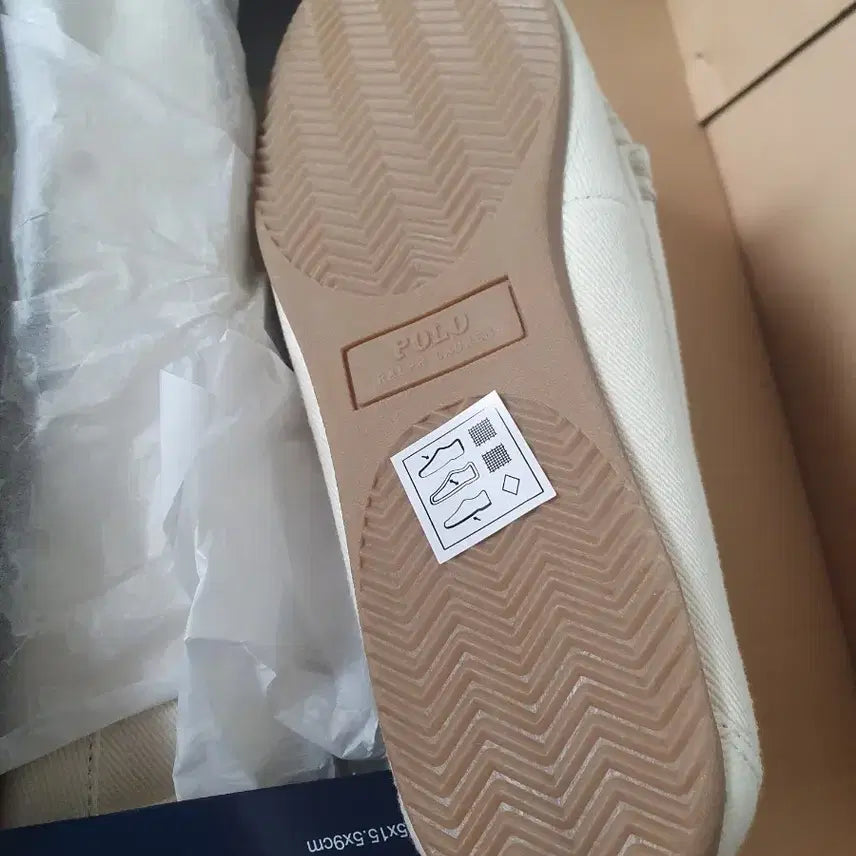 [BUNJANG] Polo Ralph Lauren White Loafers / 폴로 랄프로렌 화이트 로퍼 새상품