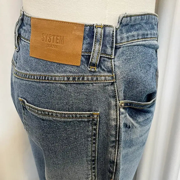 [BUNJANG] SYSTEM JEANS Light Wash Straight Denim Pants / 한섬 SYSTEM JEANS 연청 스트레이트 데님 팬츠 새옷급