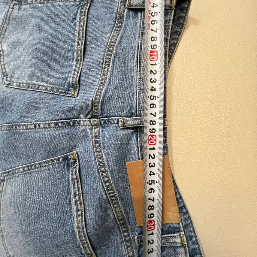 [BUNJANG] SYSTEM JEANS Light Wash Straight Denim Pants / 한섬 SYSTEM JEANS 연청 스트레이트 데님 팬츠 새옷급