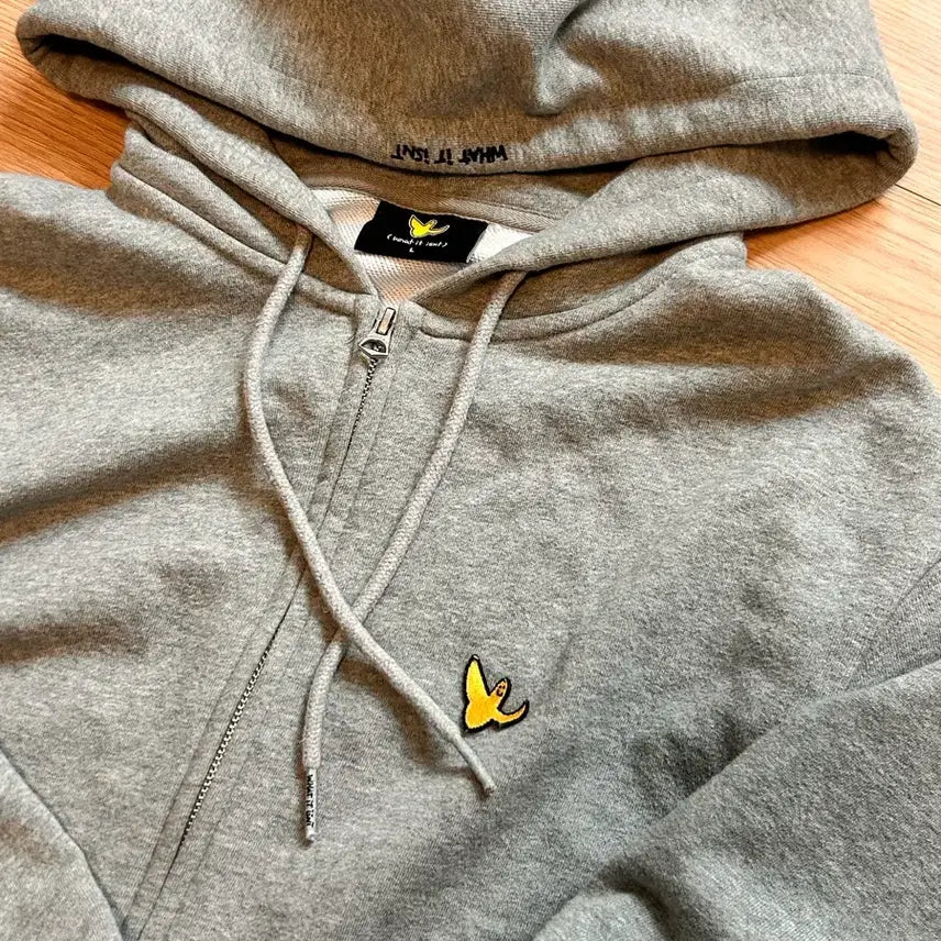 [BUNJANG] What it isnt Hooded Zip-up Gray L / 와릿이즌 후드집업 L 회색 그레이 라지 와키윌리 마크곤잘레스