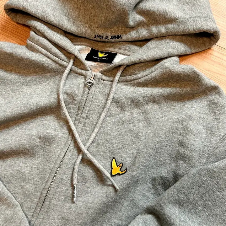 [BUNJANG] What it isnt Hooded Zip-up Gray L / 와릿이즌 후드집업 L 회색 그레이 라지 와키윌리 마크곤잘레스