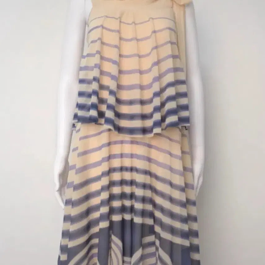 [BUNJANG] Jean Paul Gaultier 2000s Purple Striped Asymmetric Vintage Dress / 장폴고티에 Jean paul Gaultier 2000s 빈티지 원피스 M
