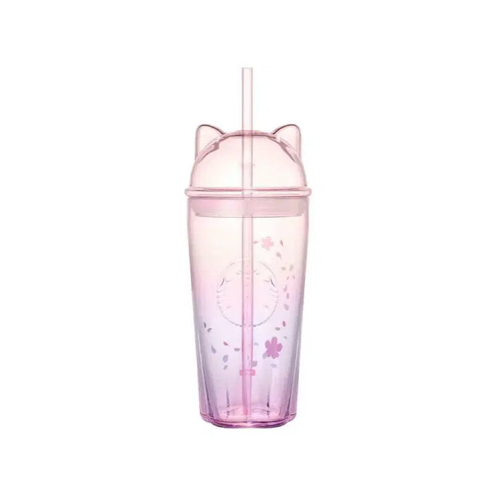 [BUNJANG] Starbucks Blooming Cat Glass Cold Cup 500ml / 스타벅스 블루밍 캣 글라스 콜드컵 500ml