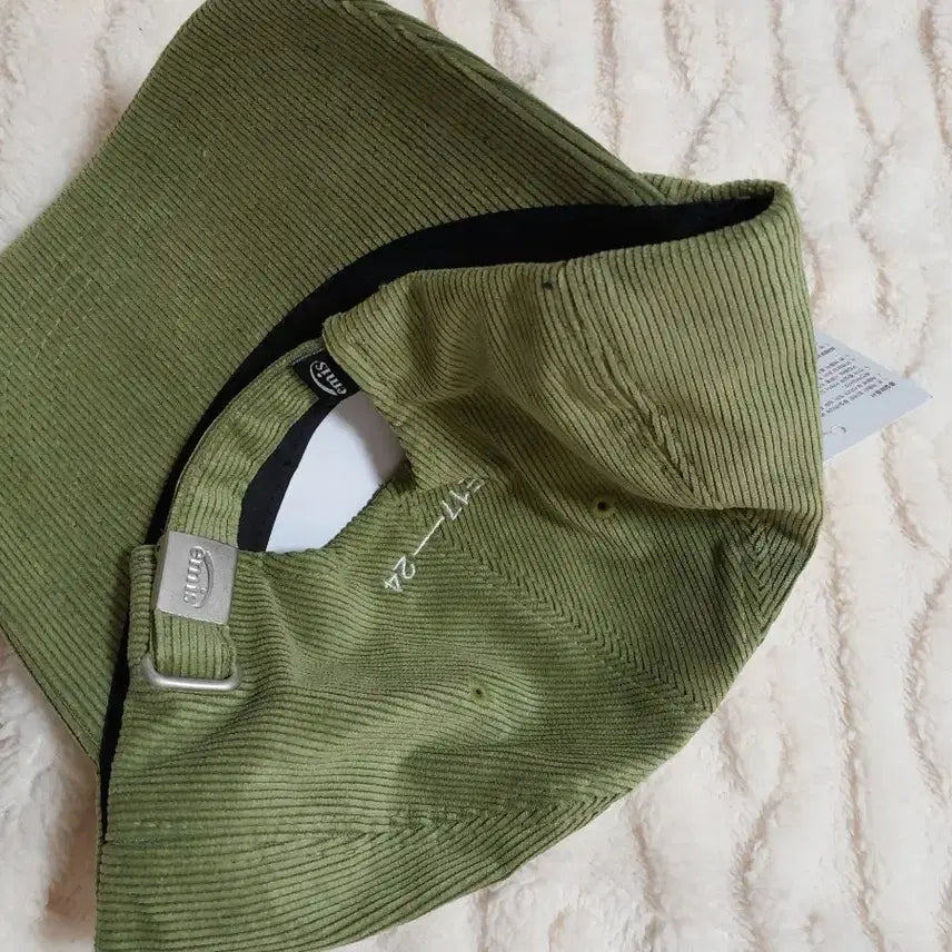 [BUNJANG] emis Corduroy Ball Cap Green / emis 코듀로이 볼캡 그린
