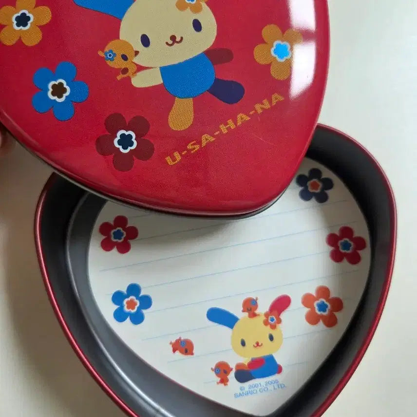 [BUNJANG] Usahana Vintage Set: Tape Cutter, Scissors, Tin Case / 세트)고전우사하나 보관함 테이프커터기 가위 틴케이스
