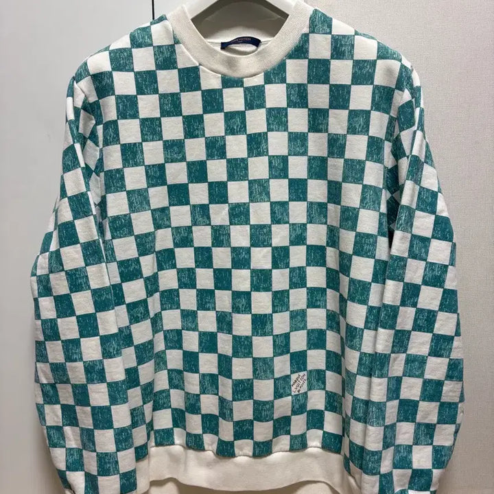 [BUNJANG] Louis Vuitton Checkerboard Damier Sweatshirt 4XL / (정품, 4XL) 루이비통 체커보드 다미에 맨투맨