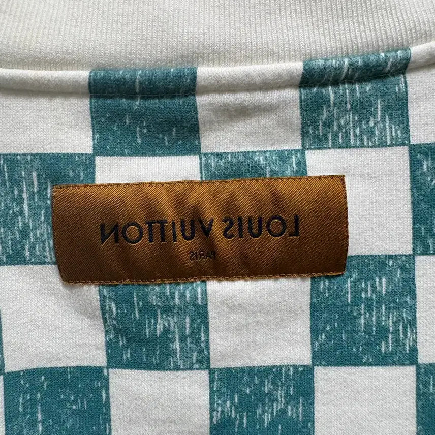[BUNJANG] Louis Vuitton Checkerboard Damier Sweatshirt 4XL / (정품, 4XL) 루이비통 체커보드 다미에 맨투맨