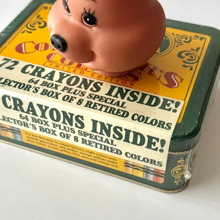 [BUNJANG] Vintage Crayola Tin Case Sealed / 빈티지 크레욜라 틴케이스 미개봉(인형같이드려요)