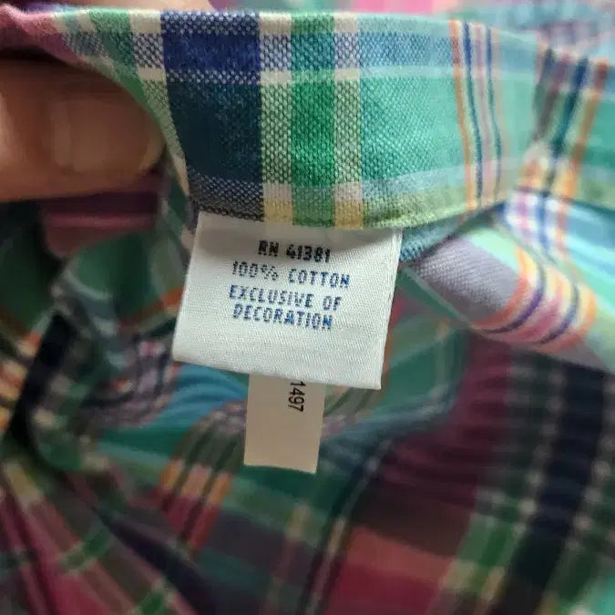 [BUNJANG] Polo Ralph Lauren Multi Check Shirt L / 폴로 랄프로렌 멀티 체크 셔츠 L