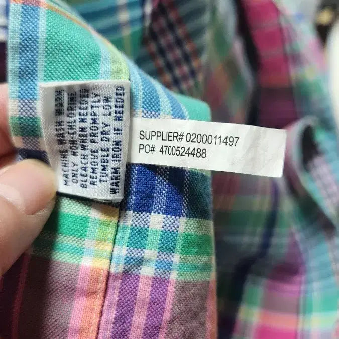 [BUNJANG] Polo Ralph Lauren Multi Check Shirt L / 폴로 랄프로렌 멀티 체크 셔츠 L