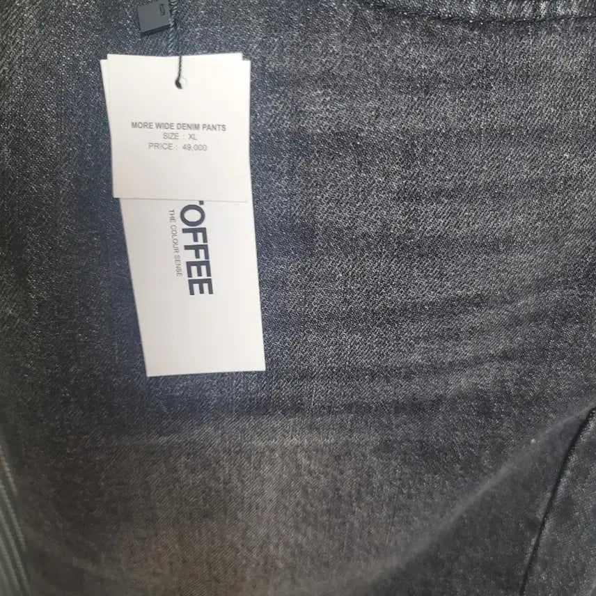 [SOLD OUT] [새상품/택]XL 토피 모어 와이드 데님 팬츠 BLACK