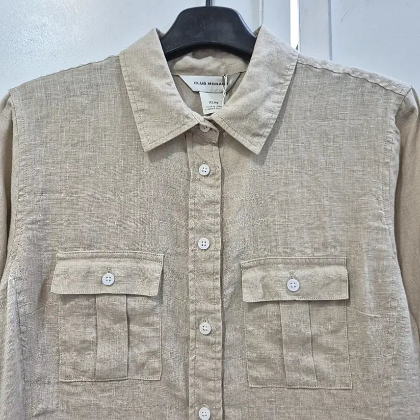 [BUNJANG] Club Monaco Linen Shirt XS / 클럽모나코 린넨 셔츠 새상품