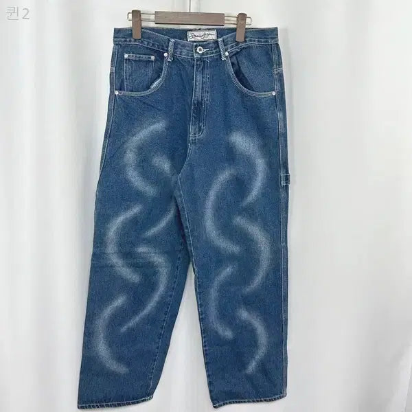 [SOLD OUT] 션존 남자 와이드 청바지 팬츠 32
