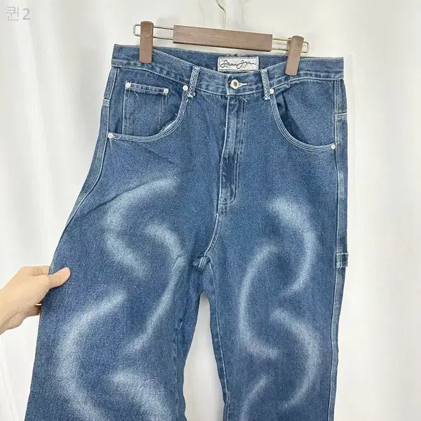 [SOLD OUT] 션존 남자 와이드 청바지 팬츠 32