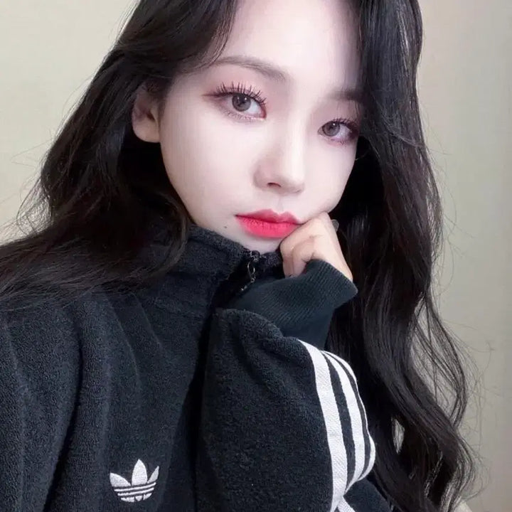 [BUNJANG] Adidas Boucle Black Track Jacket / 아디다스 부클 블랙 트랙자켓 집업 트랙탑