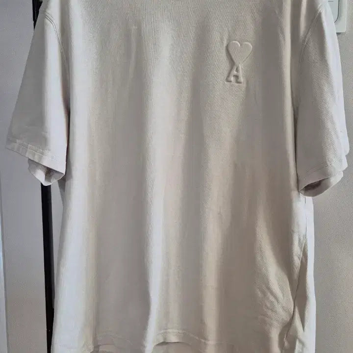 [SOLD OUT] 아미 오가닉 코튼 티셔츠 아이보리색상