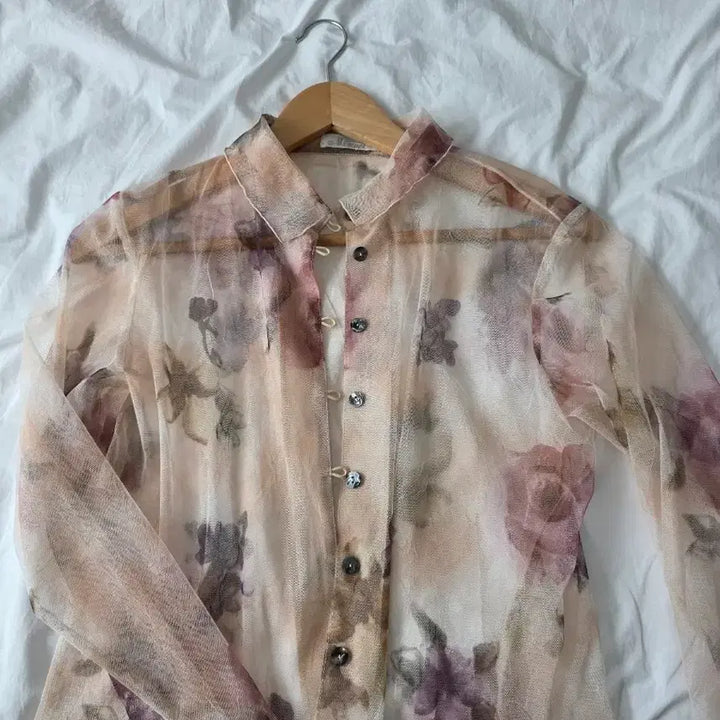 [BUNJANG] Vintage Floral Shirt / 빈티지 플로럴 블라우스