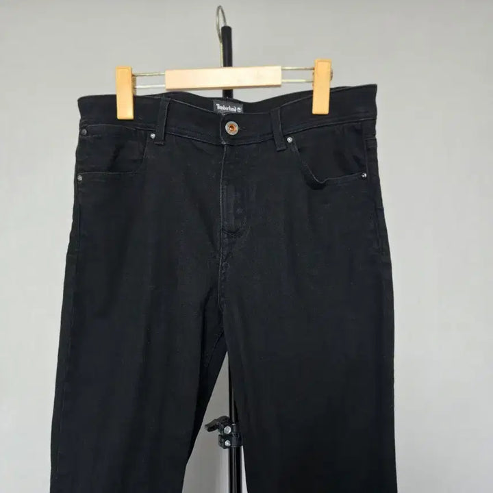 [BUNJANG] Timberland 34 Span Black Jeans Denim Pants / 팀버랜드 34 스판 블랙진 청바지 데님팬츠 M-바지-375